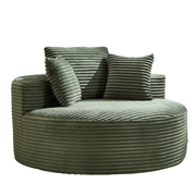 Walkers Round Velvet Sofa Bed with Memory Foam