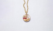 Midi Round Gold Locket 14k
