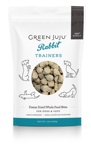 Green Juju Rabbit Trainers - Freeze Dried Training Treats