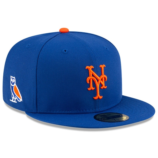 Men's New York Mets New Era Royal OVO x MLB 59FIFTY Fitted Hat