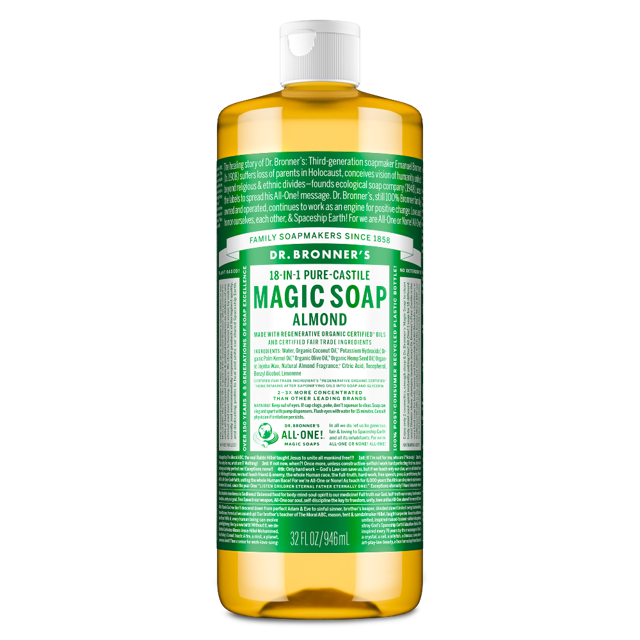 Almond - Pure-Castile Liquid Soap