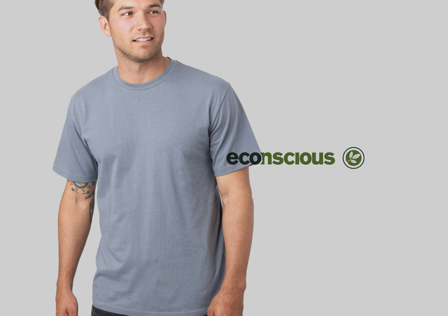 Organic Unisex USA Made Crewneck T-Shirt | Econscious EC1007U