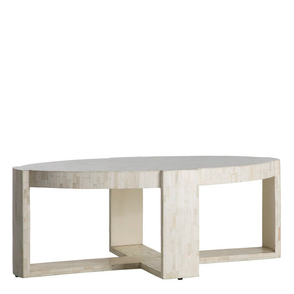 Kenzie Ivory Acacia Coffee Table