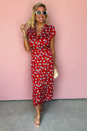A Day To Remember V-Neck Midi Dress