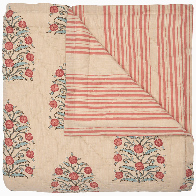 Misha Azalea Woven Quilt