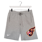 Adult Indiana Fever Secodary Logo Fleece Short in Grey by Nike