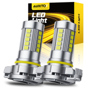 5202 5201 LED Fog Light Bulbs – 27 CSP Chips, 6500K Cool White, 360° Full Illumination, 1:1 OEM Fit