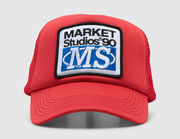 Market 90 Degrees Trucker Hat / Flame Scarlet