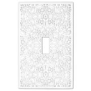 Momfort White Cast Cover Plates