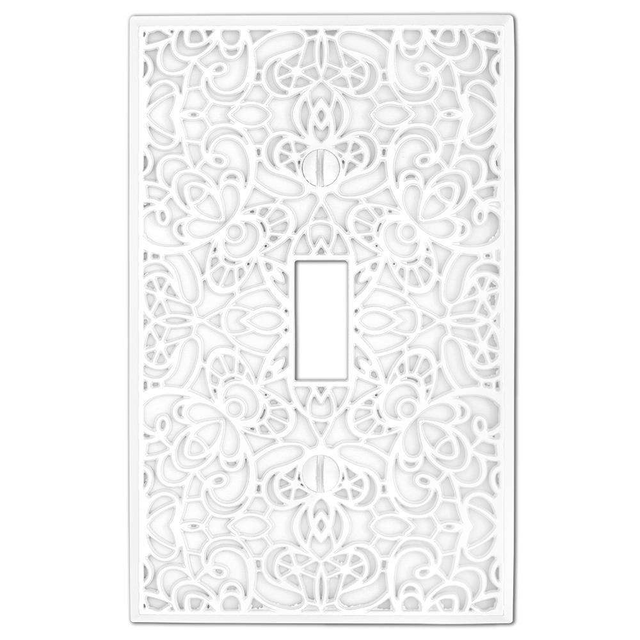 Momfort White Cast Cover Plates