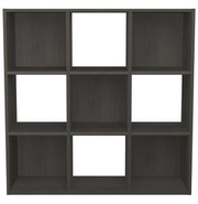 Dakota™ 36-3/4"W x 36-3/4"H x 11-3/8"D Charcoal 9-Cube Storage Organizer