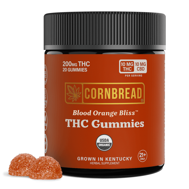 Blood Orange Bliss THC Gummies, 10mg