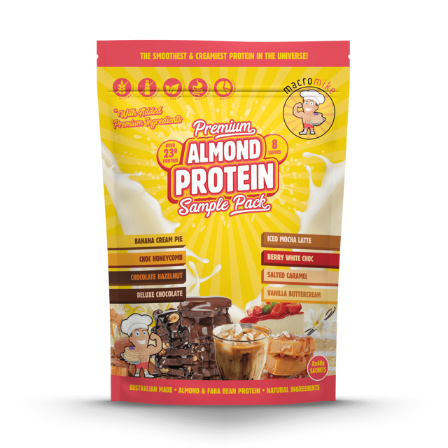 Almond Protein Sample Pack - 8 x 40g Sachets