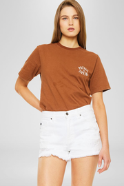 Ethel High Rise Distressed Shorts