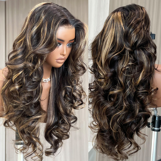Subscribers- Only Flash Sale Pre-Styled Butterfly Cut Layer Brown Balayage 7x5 180% Density Glueless Wig