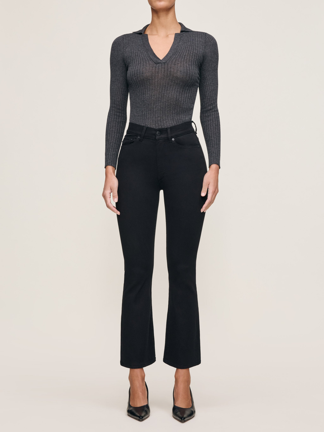 Bridget Boot High Rise Instasculpt™ Crop Jeans | Hail