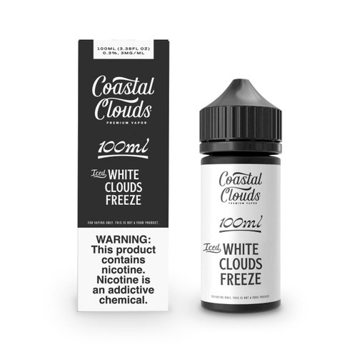 Coastal Clouds Iced White Cloud Freeze 100ml E-Juice