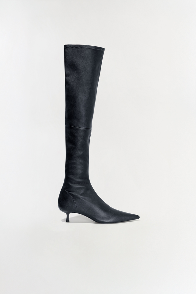 Joni Leather Over-The-Knee Boot