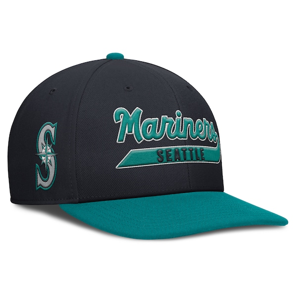 Men's Seattle Mariners Nike Navy/Teal Pro Performance Snapback Hat