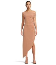 Women's Norma Kamali Drop Shoulder Side Drape Gown