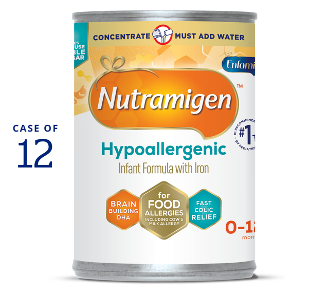 Nutramigen® Hypoallergenic Infant Formula - Conentrate - 13 fl oz Can (Case of 12)