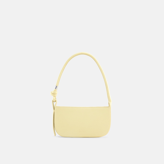 INA MINI POUCHETTE PEBBLE BUTTERCREAM