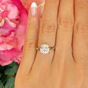 2 ct Cushion Cut Solitaire Ring, 30% Final Sale