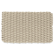 Light Tan & Sand Double Weave, Wicked Good Lobster Rope Doormat