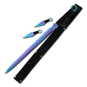Fantasy Master - Fantasy Sword with 2 Throwing Knives - FM-644DRB