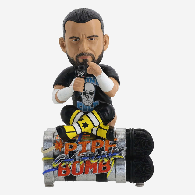 CM Punk WWE Pipe Bomb Bobblehead