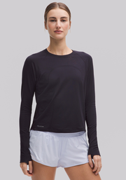 Swiftly Mesh-Back Long-Sleeve Shirt