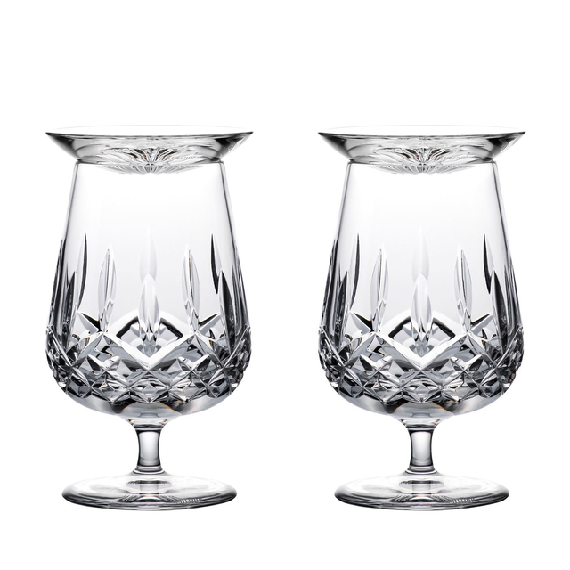 Lismore Connoisseur Rum Snifter & Tasting Cap, 8oz, Set of 2