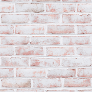 Whitewashed Brick Peel and Stick Wallpaper