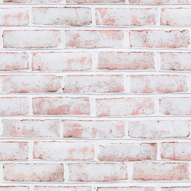 Whitewashed Brick Peel and Stick Wallpaper