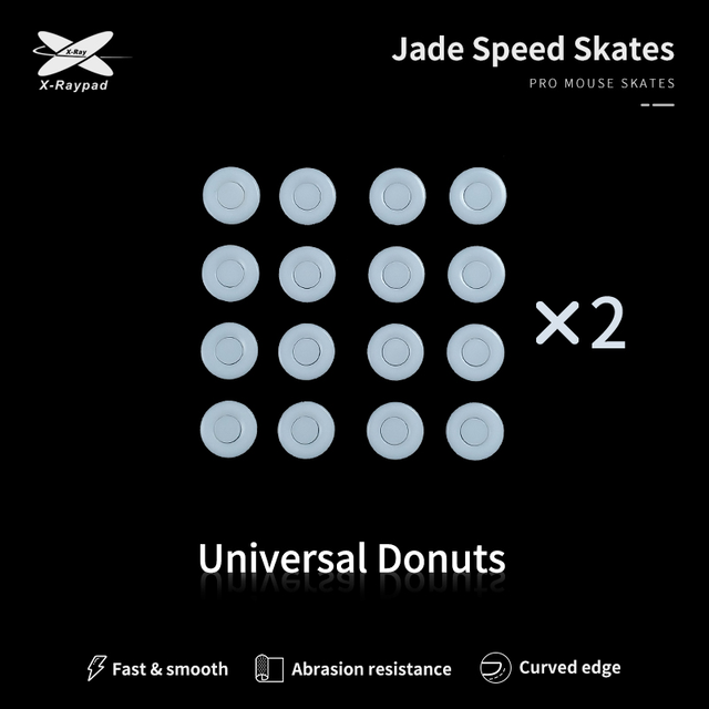 X-Raypad Jade DIY Mouse Skates - Universal Donuts