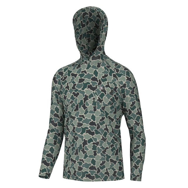 Heather Blend Hoodie in Ravine Camo