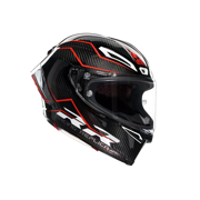 PISTA GP RR PERFORMANTE CARBON/RED - MOTORBIKE FULL FACE HELMET E2206 DOT