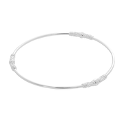 Sterling Silver Bali Bangle