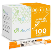 Care Touch U-100 Insulin Syringes 30g 5/16" - 8mm 1cc