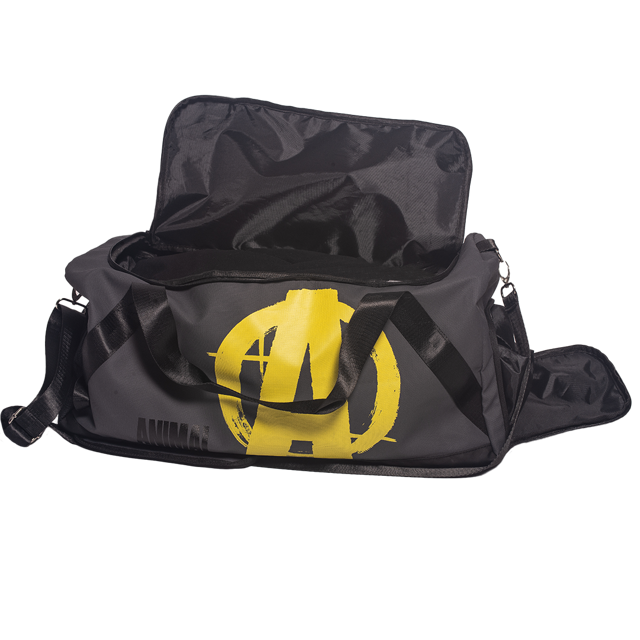 Animal Gym Duffle Bag Gray with Yellow A Logo