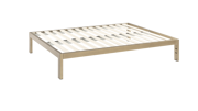 The Frame Gold Brushed - Steel Bed Frame
