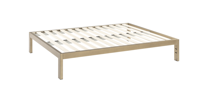 The Frame Gold Brushed - Steel Bed Frame