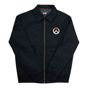 Overwatch 2 Black Zip-Up Work Jacket