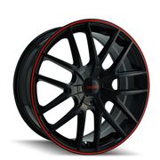 Touren 3260 TR60  Black with Red Wheels for Sale | WheelHero