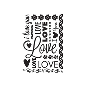 Valentine Love (5 x 7) Embossing Folder - CGull