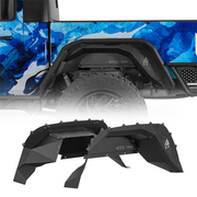 Aluminum Rear Wheel Well Liners for 20-25 Jeep Gladiator JT - Hooke Road