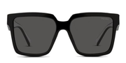 Prada PR17WS Symbole Shiny Black Prescription Sunglasses - 50% Off Lenses