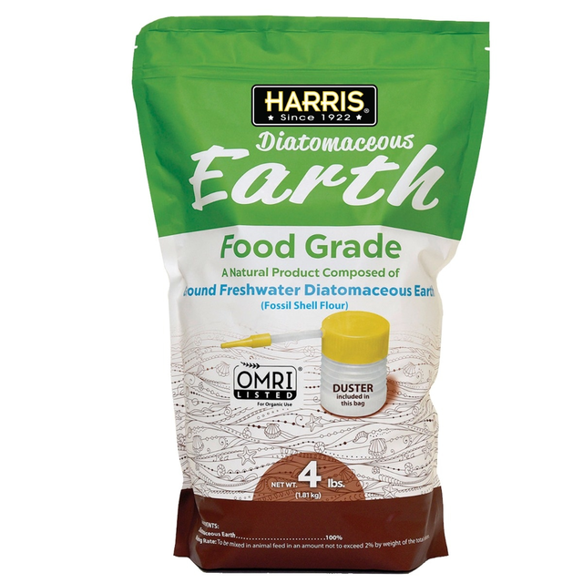 Harris Diatomaceous Earth Food Grade - 4lb with Powder Duster