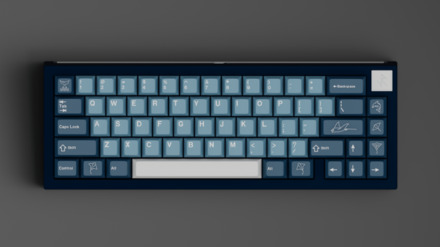 GMK Manta Keycap Set
