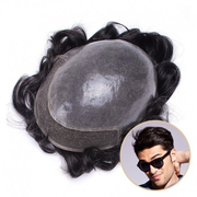 Oceanus | Men's Hair System Online | Lace Front with Skin in the Back | Durable Style